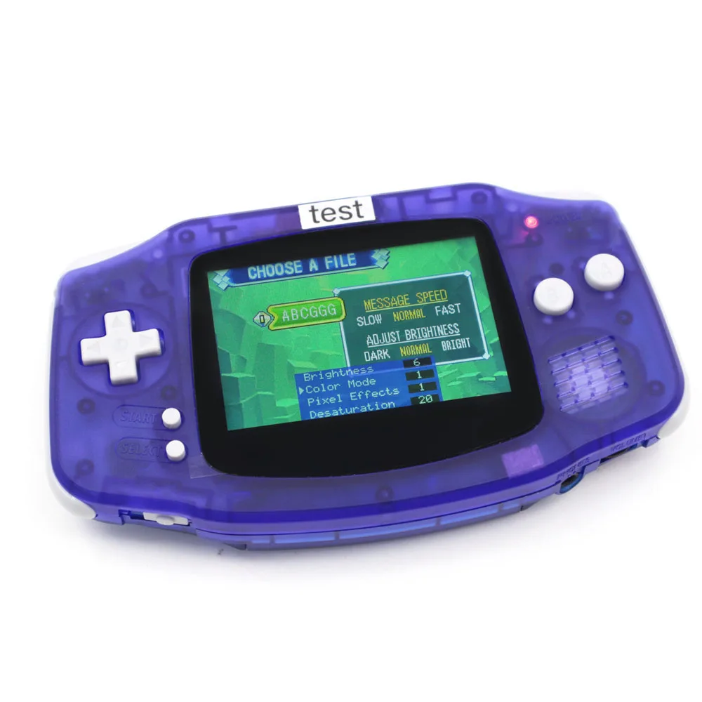 HD V5 3.0 inch GBA IPS Drop in pre-Laminated LCD Kits Screen for Gameboy Advance With Housing Shell