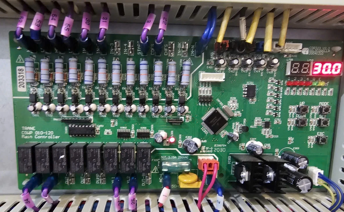 Новая печатная плата vortex chiller TRANE с водяным охлаждением COR323 V2.2 144347 203318   CGWP010-12 4000-0503-0 CCGWP0605BKLMCRA