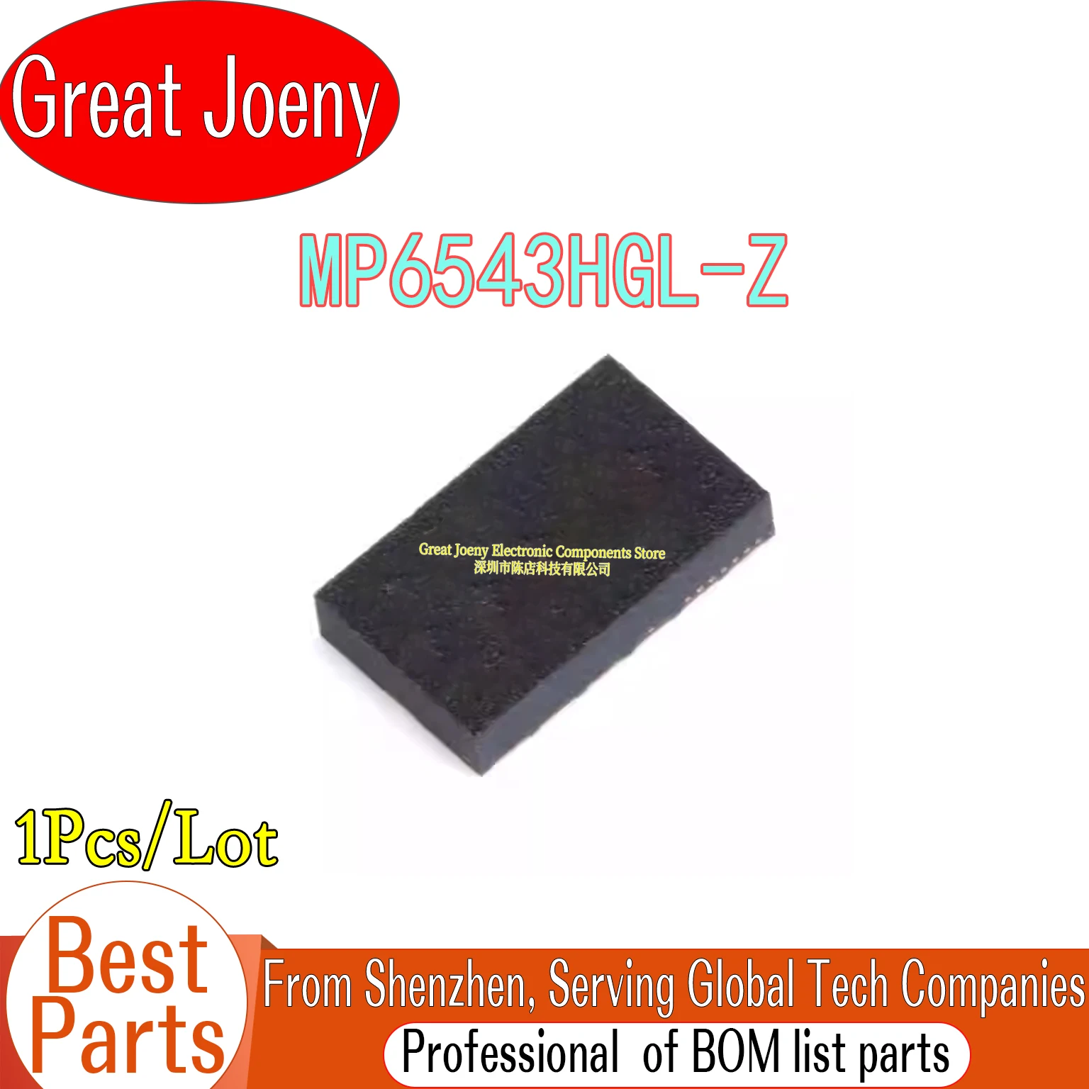 

100% New Original 6543 MP6543HGL-Z MP6543HGL IC Chipset QFN-24