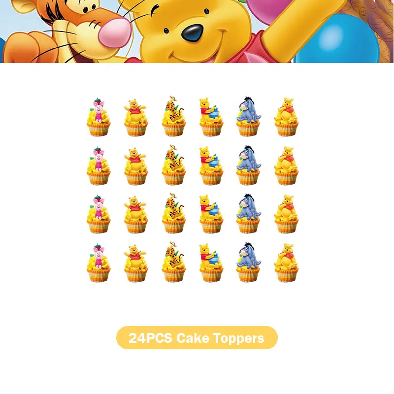Winnie de Poeh thema verjaardagsdecoratie Banner Ballonnen Cadeauzakjes Bekerbord Tafelkleed Taarttoppers Feestartikelen Gunsten