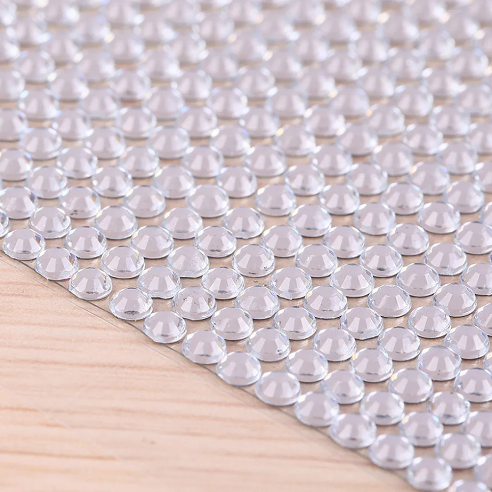 5Pcs Assorted Color Half Round Artificial Pearl Stickers Acrylic Flat Back Adhesive Craft Decor DIY Earrings Party Halloween