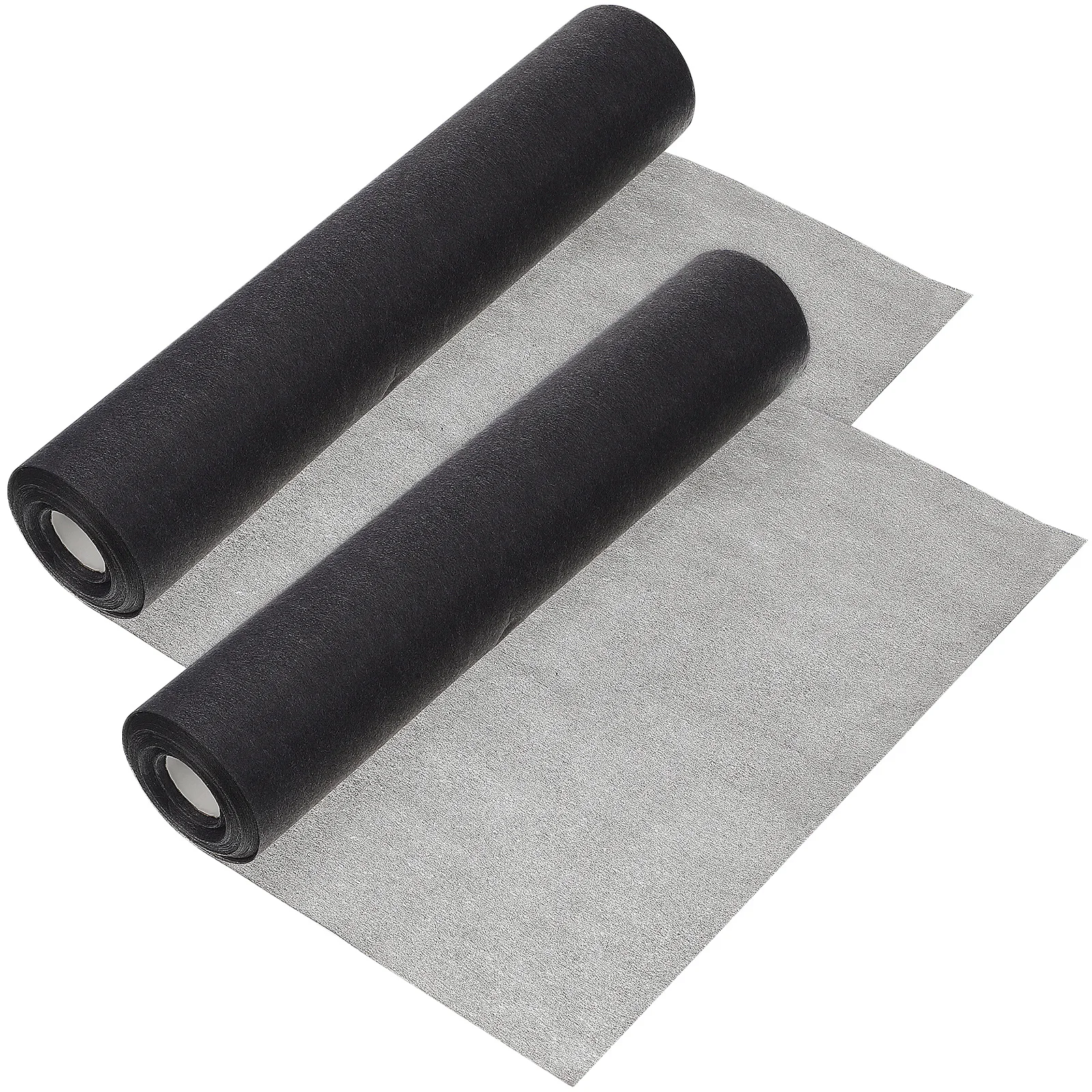 

2 Rolls Disposable Non woven Table Runner Grey 30x1200cm Decorative Cloth Wedding Birthday Party Placemat Banquet Cover