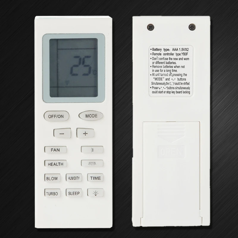 Wearproof Air Conditioner Remote Control For Gree YBOF Controller YB1FA YB1F2 YBOF2 Remote Control Controller High Quality