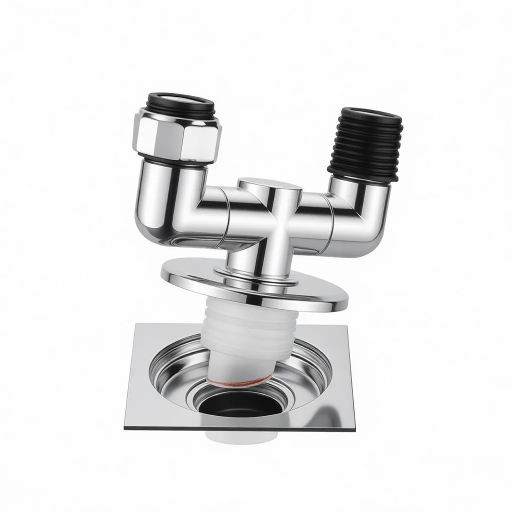 Washing Machine Drain Floor Drain Connector Anti Odor Sealing Adapter Double Pipe Fitting Balcony Sewage Outlet