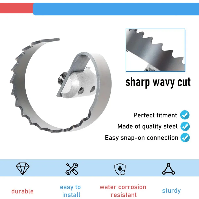 Imagem -04 - Spiral Cutter Fits para Ridgid K400 Drum Machine K3800 Drum Machine e K50 Seccional Machine 63025 T209