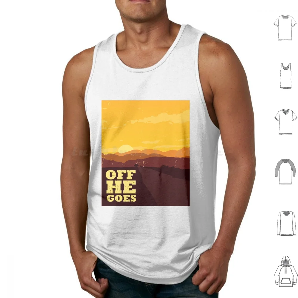 

Off He Goes Tank Tops Vest Sleeveless Off He Goes No Code Album Sunset Nature Sun Music 90s 1990s Black Grunge Good Song