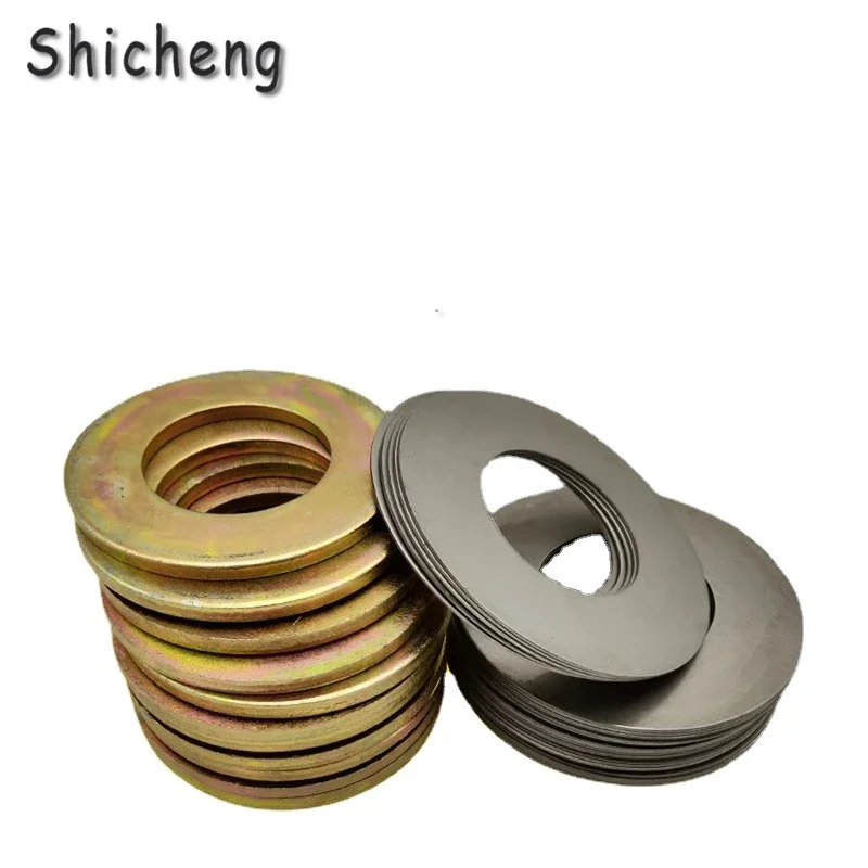 10pcs Excavator Shims spacer Metal Wear-resistant Thickened Shaft Washer Excavator Bucket Shaft Bucket Pin Thin Steel Sheet Iron