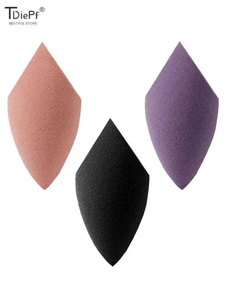 1PCS  Makeup Puff Microfiber Velvet Sponge Makeup Blender Sponge Powder Egg Shaped Foundation Concealer Cream Face Cosmetic