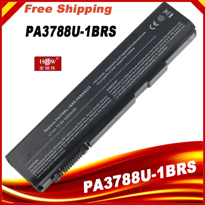 

PA3788U-1BRS 10.8V PABAS223 PA3786U-1BRS Laptop Battery For Toshiba Satellite Pro S500 S750 Tecra A11 M11 B45 Series