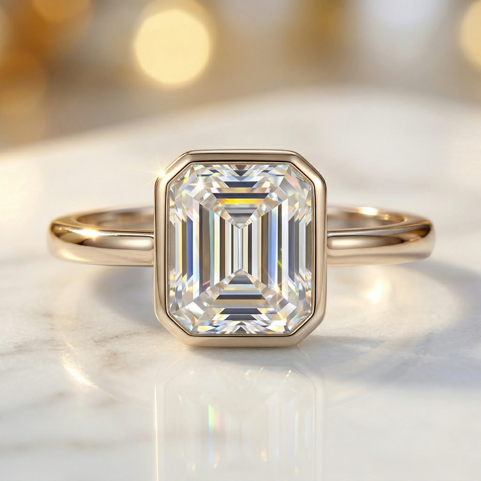 Cincin Moissanite Potongan Zam - Moissanite Engagement Ring 2 Carat D Vvs1 ulasan dan harga