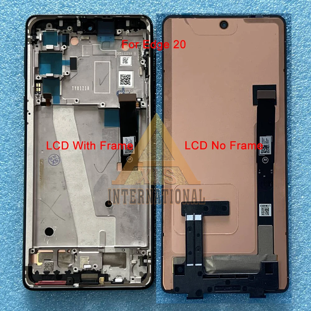 

6.7'' Original OLED For Motorola Edge 20 Pro LCD XT2153-1 Display Screen Touch Digitizer Frame For Moto Edge 20 XT2143-1 Display