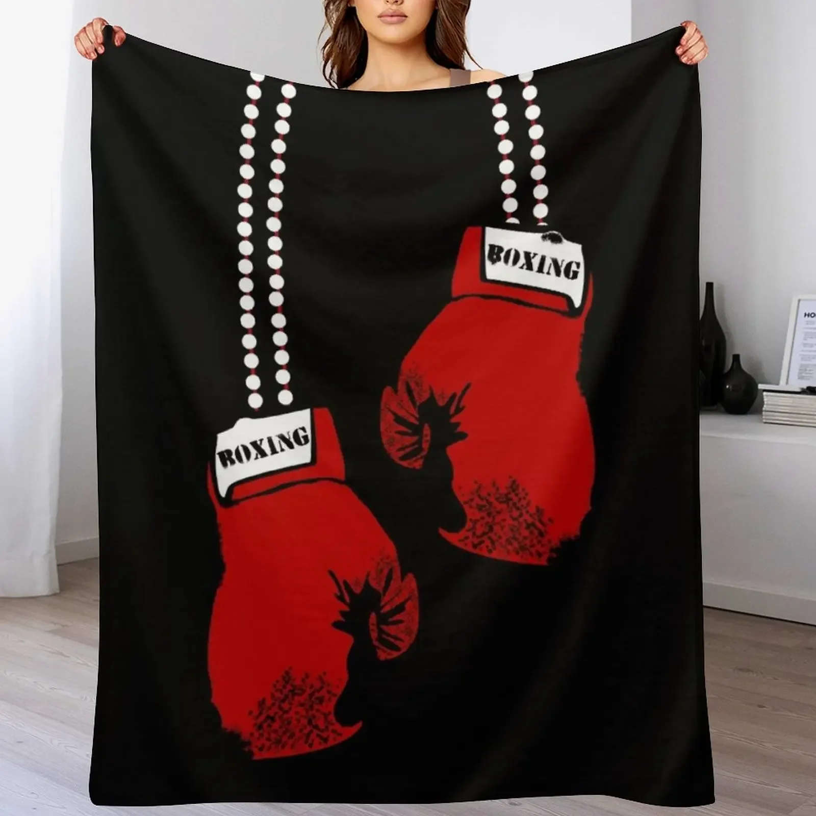 

Boxing Gloves Throw Blanket heavy to sleep christmas gifts Large Comforter Blankets