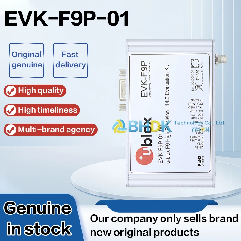 For EVK-F9P-01 u-blox ZED-F9P High Precision GNSS RTK Evaluation Kit L1 L2 Positioning Board