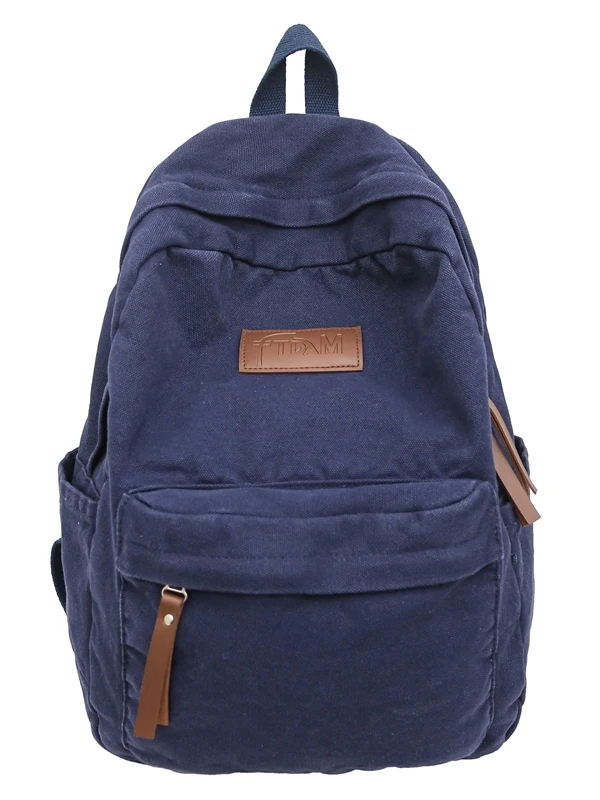 

Холщовая сумка с двойным плечом Waed, женская простая универсальная сумка для школьников Universi, студенческая сумка для книг Harajuku Sle Travel Beli