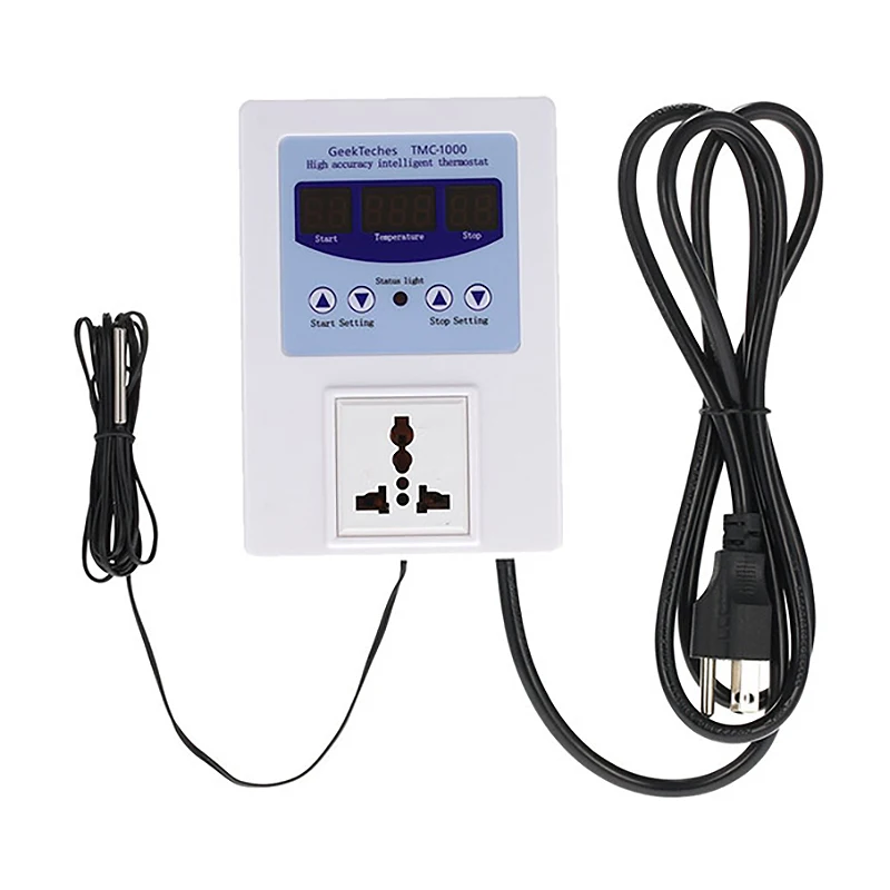 

TMC-1000 Temperature Controller LED Display Intelligent Temperature Socket Controller Accuracy Resolution