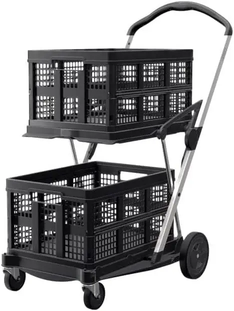 

The Original ， Made in Germany | Multi Use Functional Collapsible Carts | Mobile Folding Trolley ， Storage Cart Wagon