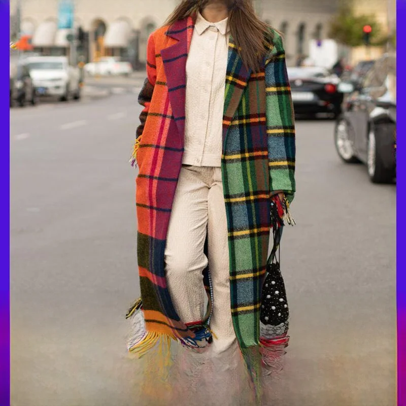 

Ele Long Sve пальто с капюшоном, осень 2021, женское шерстяное пальто Faion Dragon и Phoenix, высококачественная ткань Cosite, УФ-...