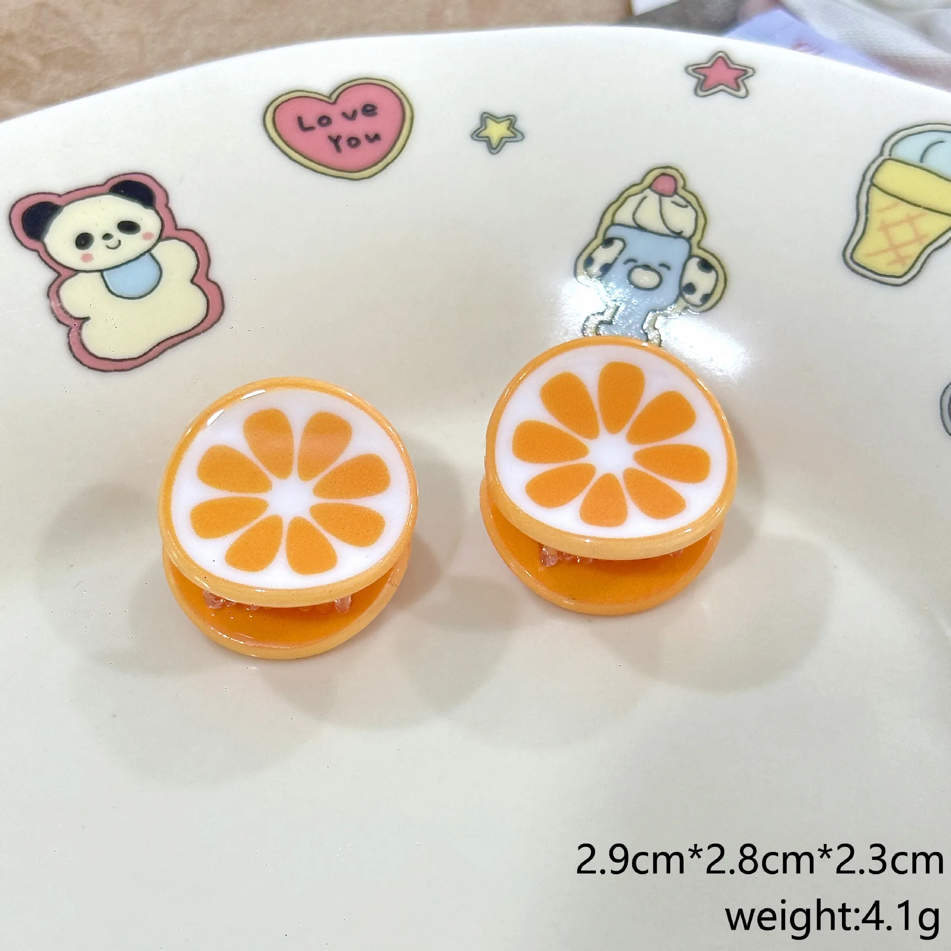 Niedliche Frucht-Haarspangen, Mini-Haarspangen, Süße Haaraccessoires, Erdbeer-Haarspangen, Orangen-Haarspangen, Haaraccessoires für Mädchen – Detail 7