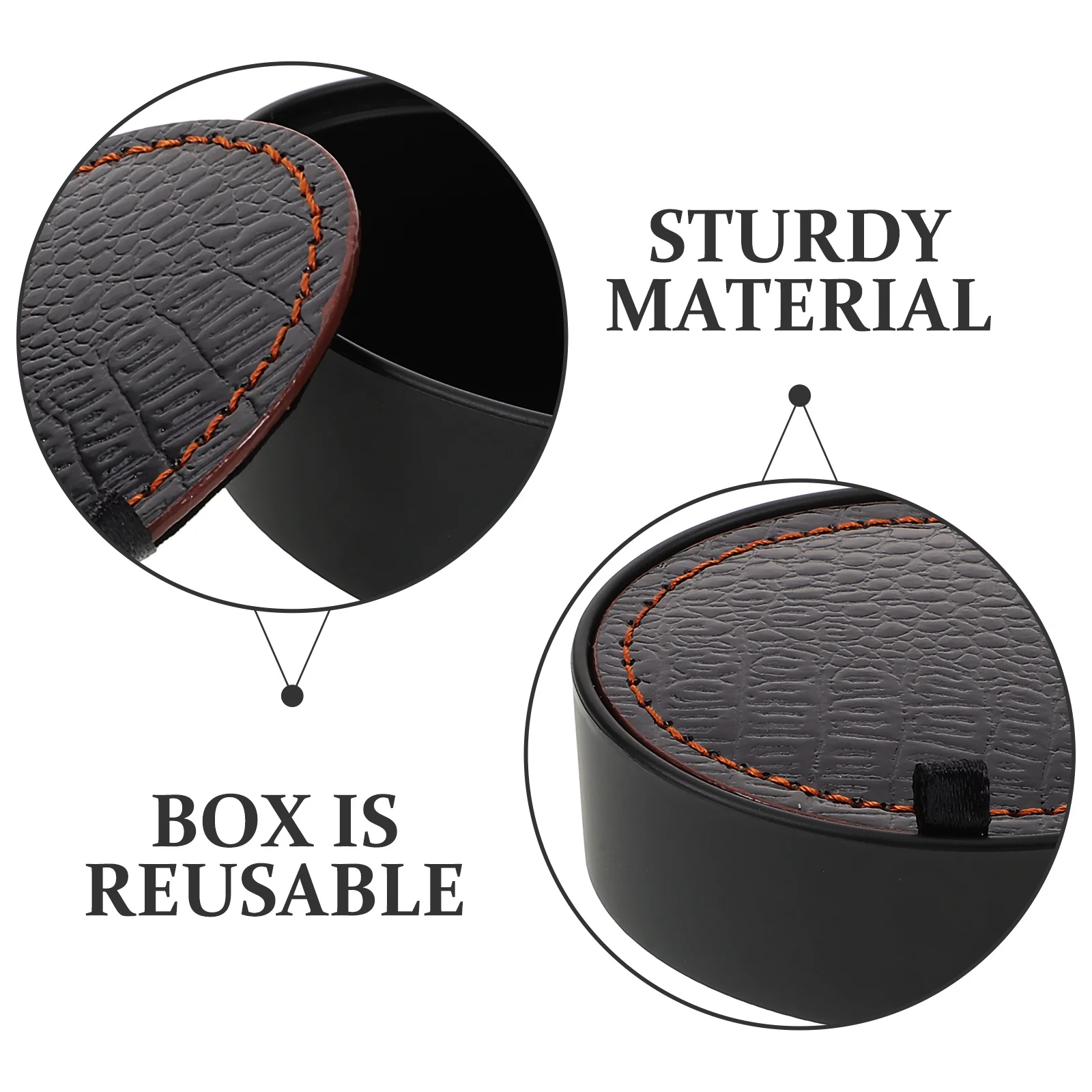 

Cufflinks Box PU Travel Jewelry Case Small Gift Packaging Display Storage Box for Cufflinks Accessories Elegant Unisex