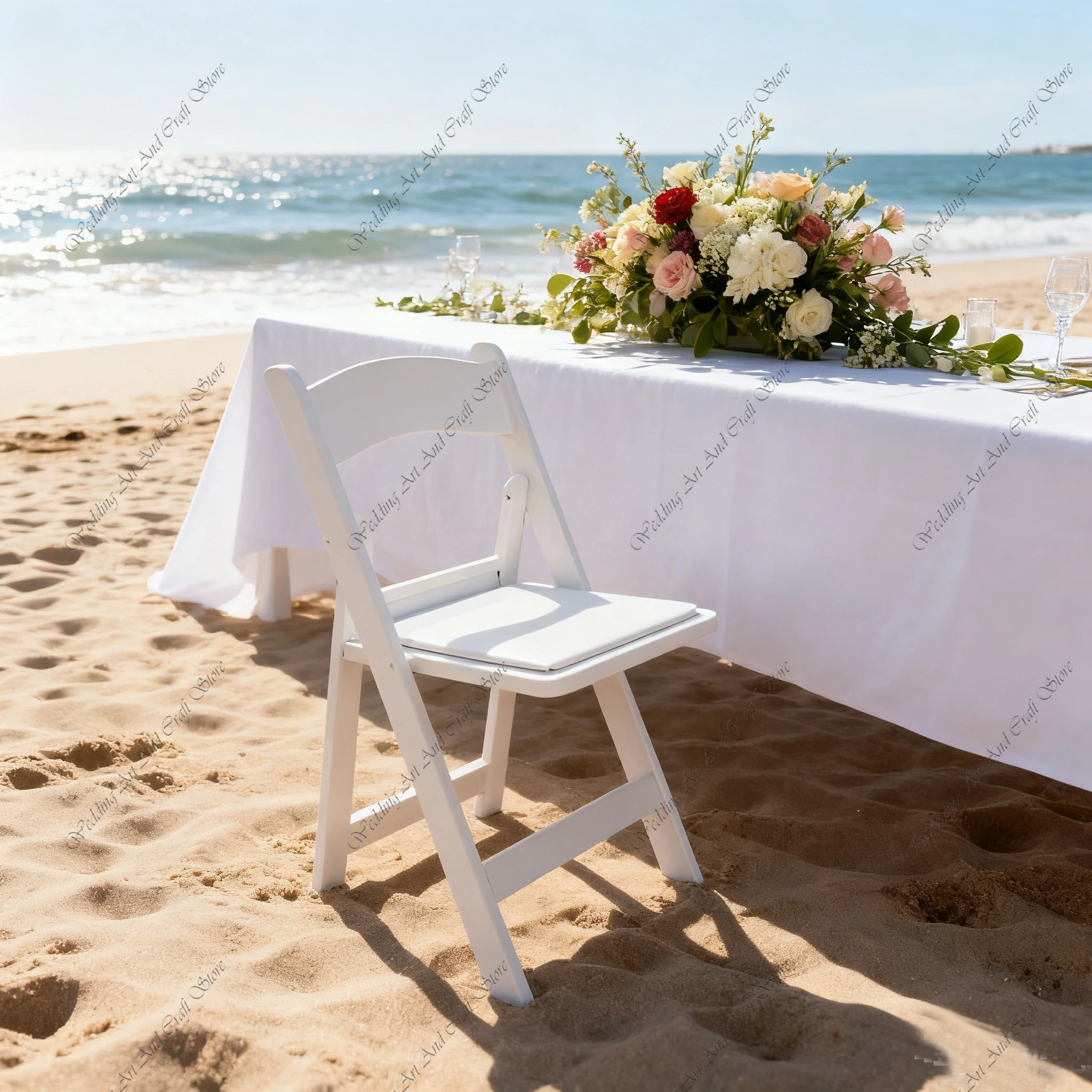 12pcs Wholesale Outdoor Wedding Banquet Event Stackable White Resin Folding Chair Wedding Tiffany Wimbledon Garden Chairs ivy35