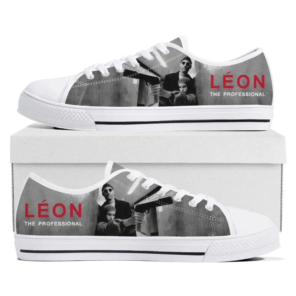 

LEON The Professional Léon Low Top Sneakers Mens Womens Teenager Canvas High Quality Sneaker Casual Custom Shoes Customize Shoe