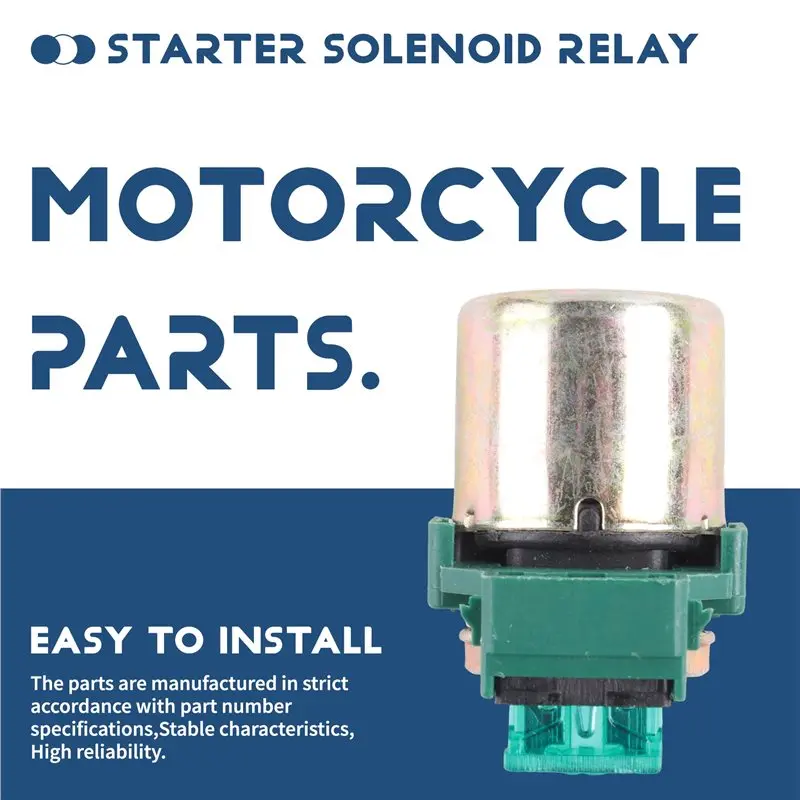 DT42-Motorcycle Starter Solenoid Relay Ignition Switch For HONDA VT500C For KAWASAKI KLF220 KLF250 EL250 EN500