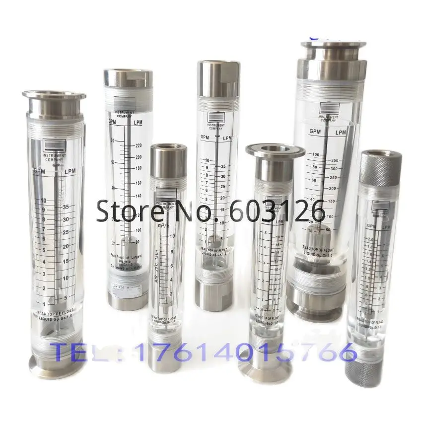 

Stainless Steel Flowmeter LZT-1005G Pipeline Type Flowmeter Water Treatment Flow Meter Float Meter