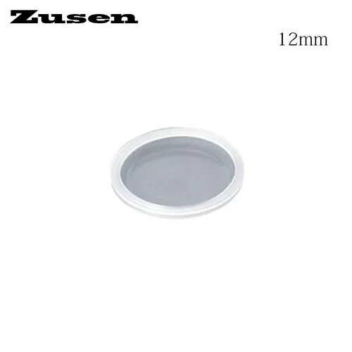 Imagen 2 del producto Zusen-tapa impermeable para interruptor de botón de Metal, cubierta de cuero de silicona, cubierta antipolvo, anillo Circular, mate suave, IP67, 12/16/19/22mm, 10 unidades