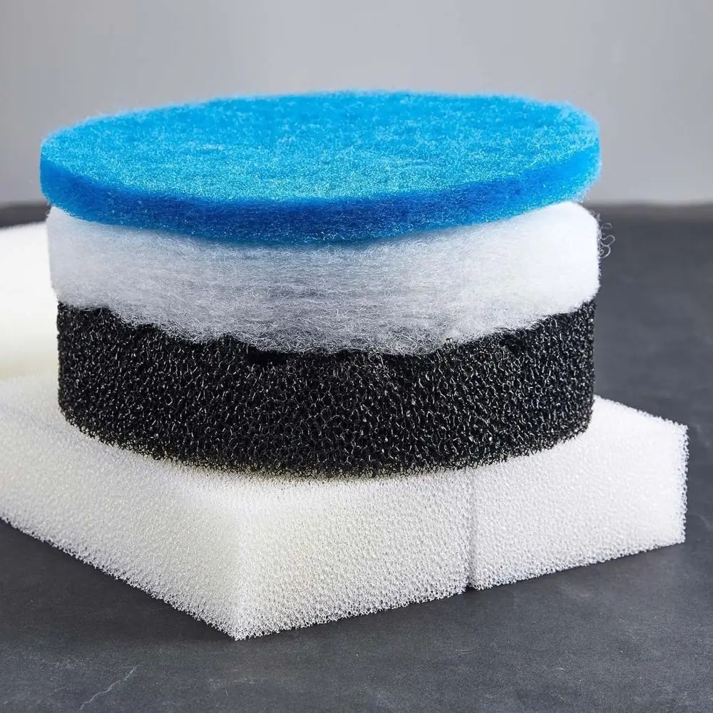 1Pcs High Density Bio Sponge Canister Filter Pad Open Cell Structure Pre Cut Aquarium Filter Media Blue Dual Filtration Action