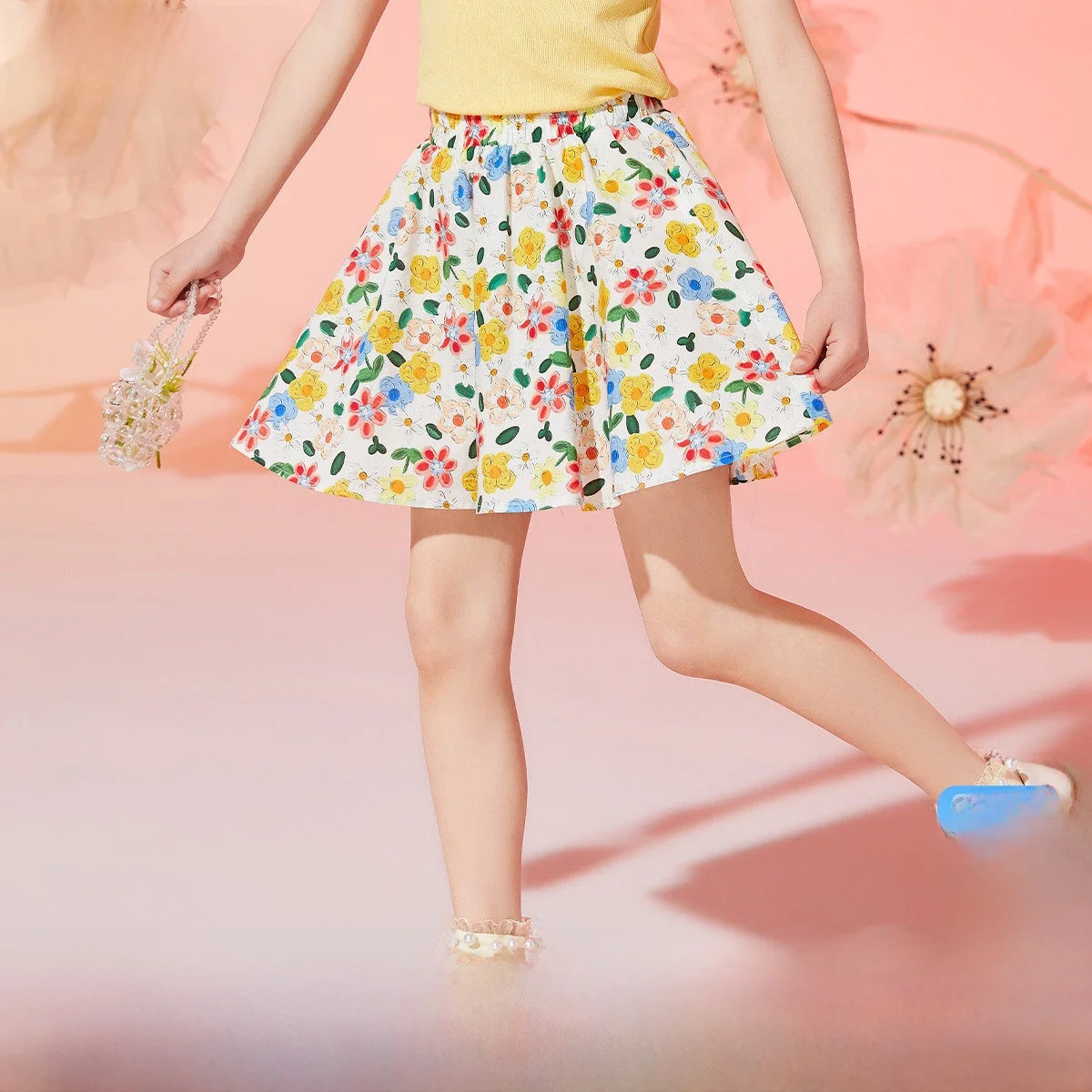 sweet-floral-print-loose-casual-orts-for-girls-summer-new-arrival-children's-pants-ask-junior-brand-cotton-00