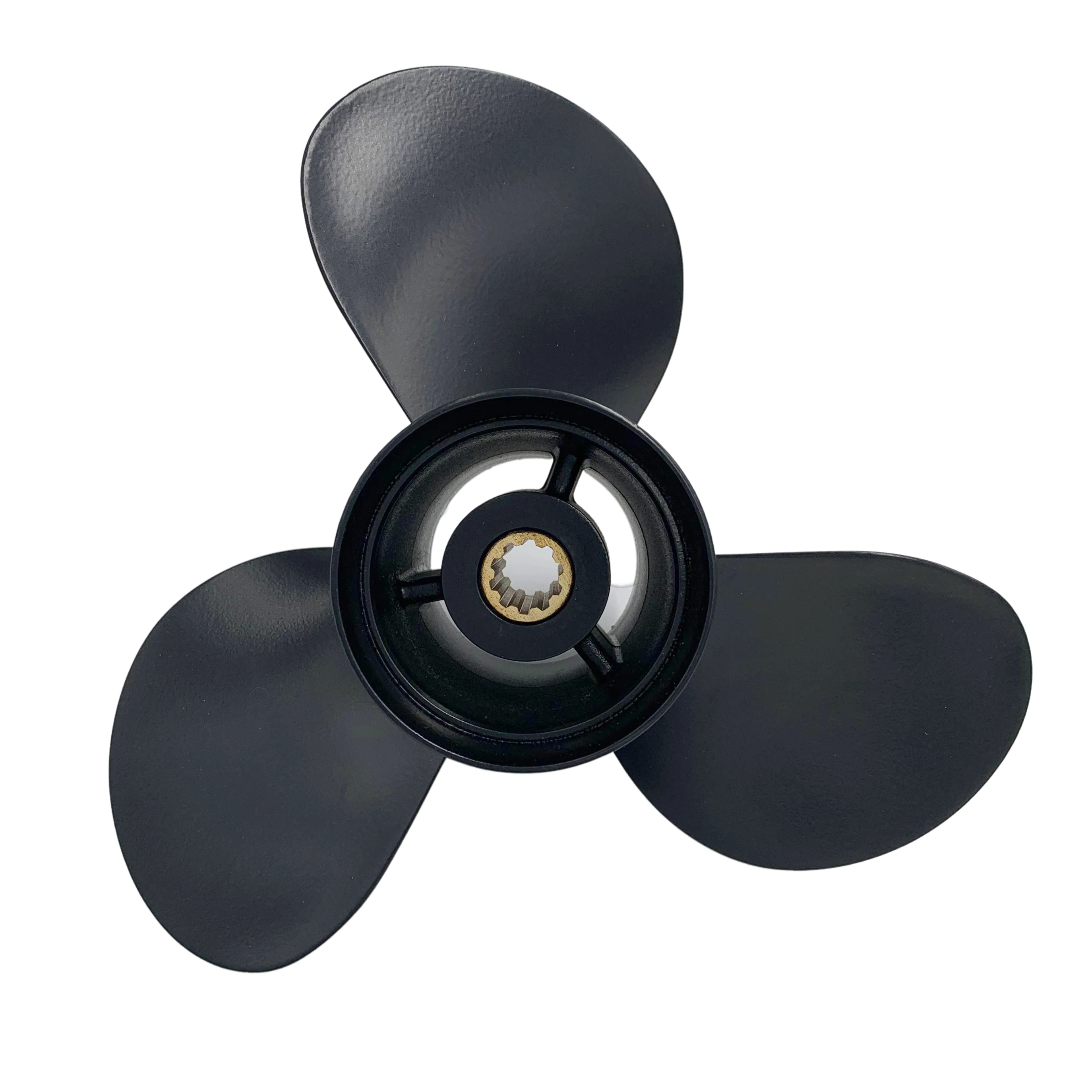 Boat Propeller 9.8x11 Fit for Tohatsu Outboard 20HP-30HP 3 Blades Aluminum Prop 10 Tooth Propel RH OEM NO: 3R0B645230 9.8x11