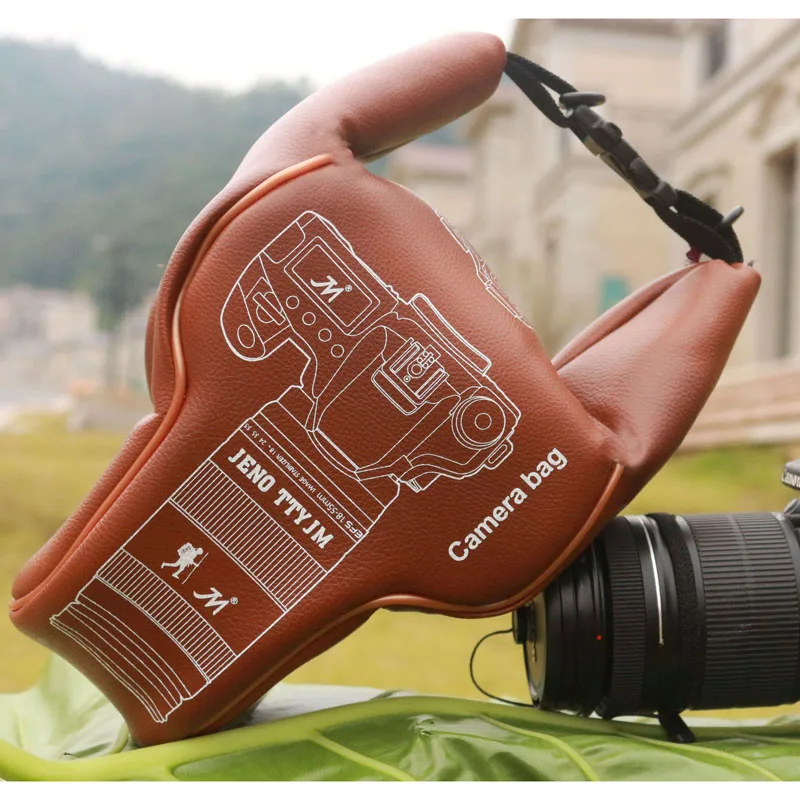 Waterproof Quakeproof Camera Video Bag Lens Case for Canon Nikon Sony Pentax Olympus Panasonic Fujifilm DSLR Camera @