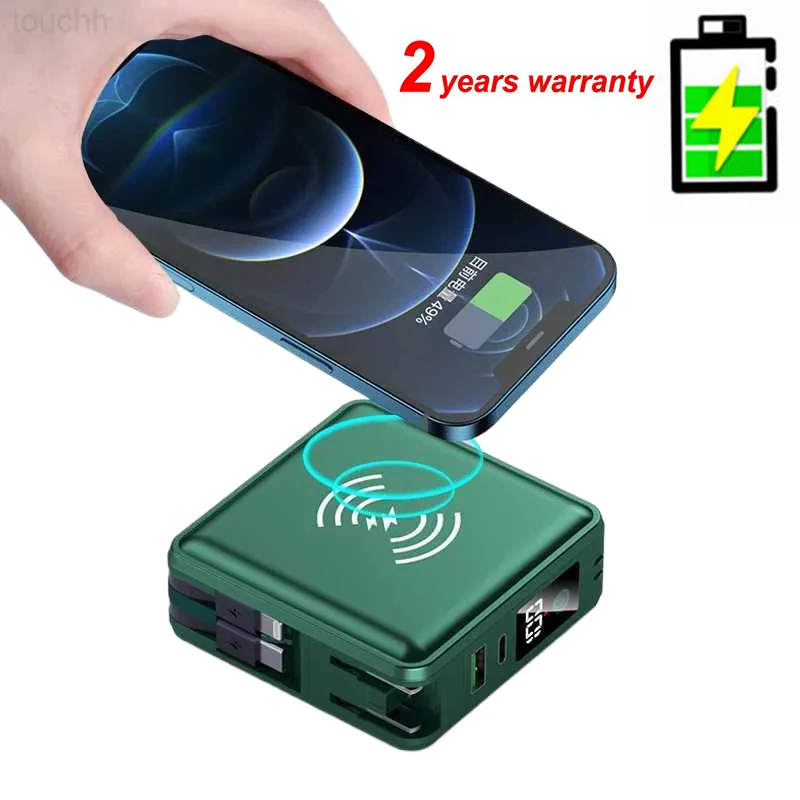 

JayoWade New Portable With EU AU US Plug 15000mah PowerBank Wireless Pad Portable 5 in 1 Fast Charge Wireless Charger Power Bank
