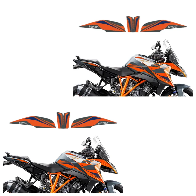 Motorcycle Anti Slip Fuel Oil Tank Pad Side Knee Grip Protector Decal Sticker Pads FOR KTM 1290GT