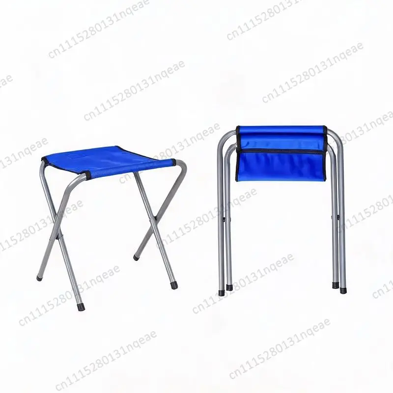 Heavy Duty Folding Camping Stool Adult Portable Metal Outdoor Chair Garden Beach Fishing Backpacking