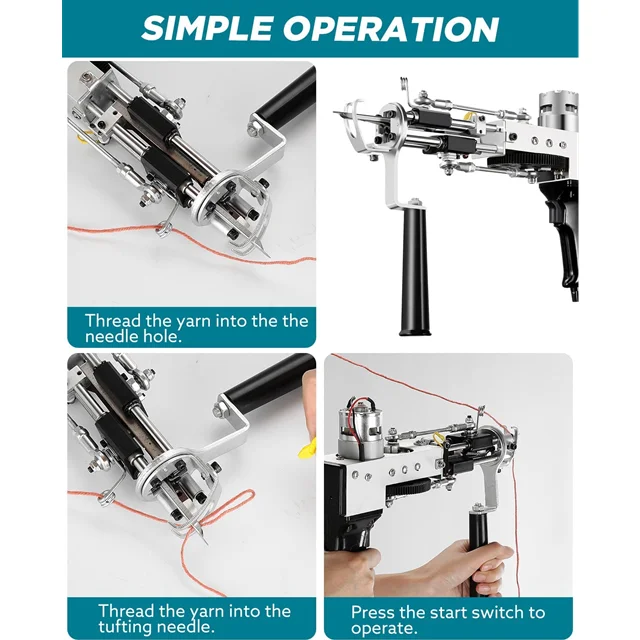 Hot Sale Electric Carpet Cut And Loop Pile Tuft Gun