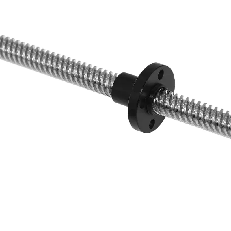 304 Stainless Steel Threaded Rod Lead Screw with T8 Nylon nut for 3D Printer Machine Z Axis Linear Guides Stepper Motor
