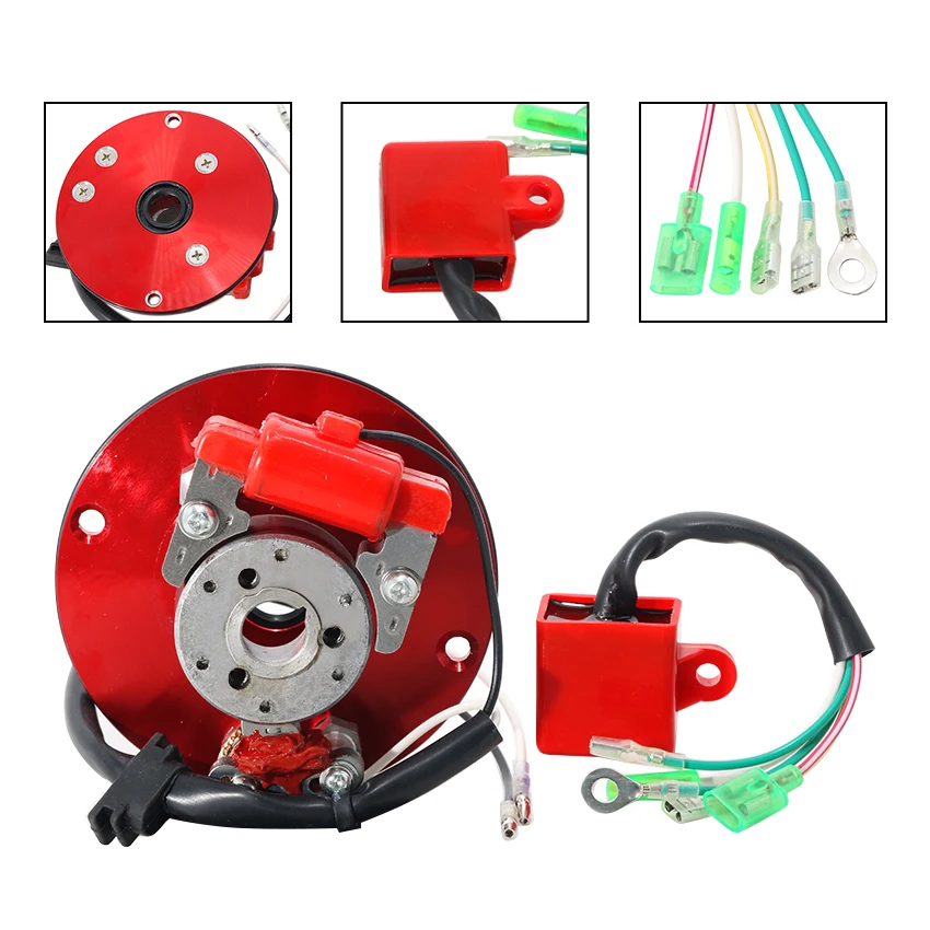 Magneto-Stator-Rotor-Zündung für Dirt Pit Bike Racing Motor CDI-Box-Kit für Lifan YX 110 140 150cc Honda XR70 XR50 CRF50 Z50 – Detail 2