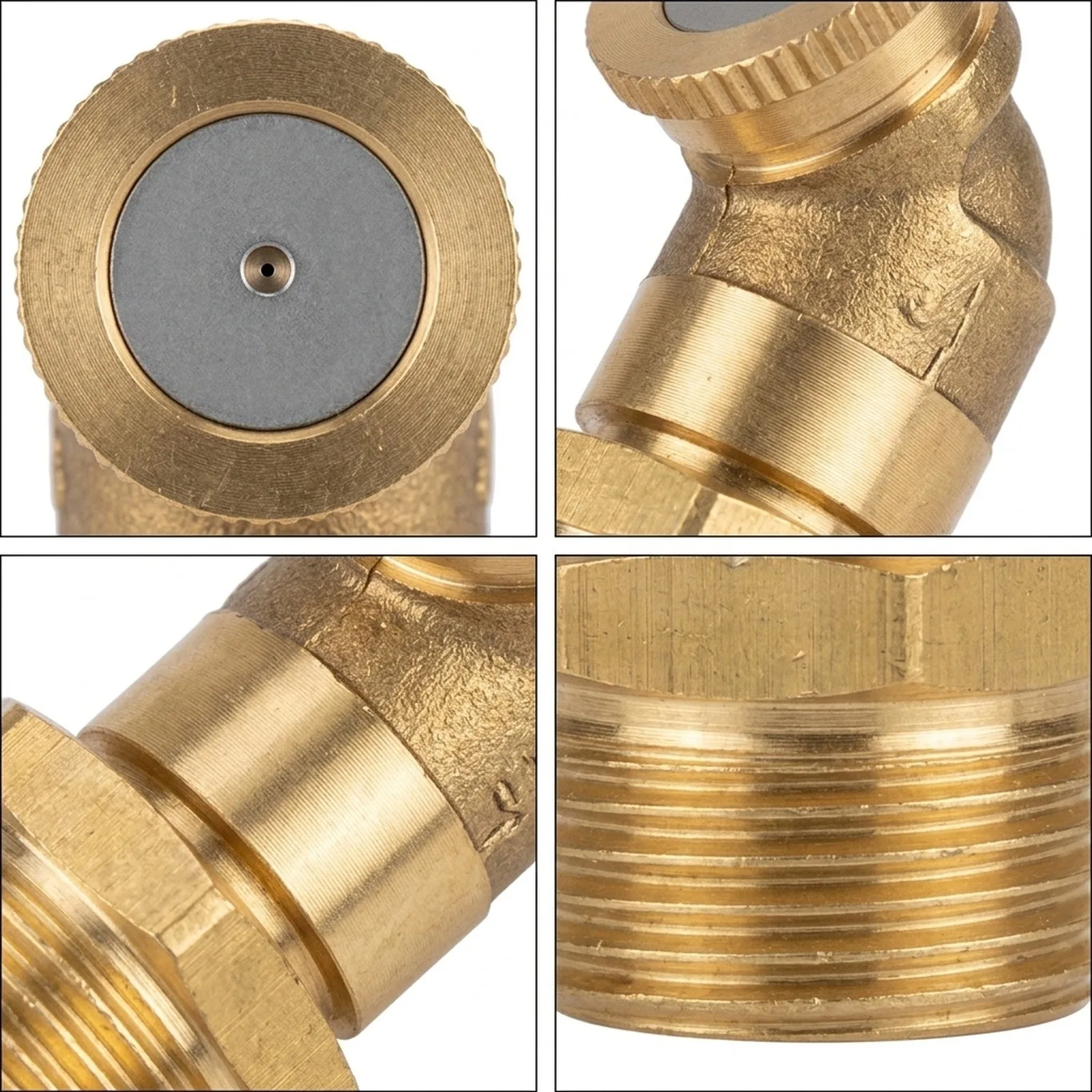 Brass Garden Irrigation Nozzle 1/2 inch for Cooling Humidification Air Purification Lawn Sprinkler Patio Green Belt Fountain