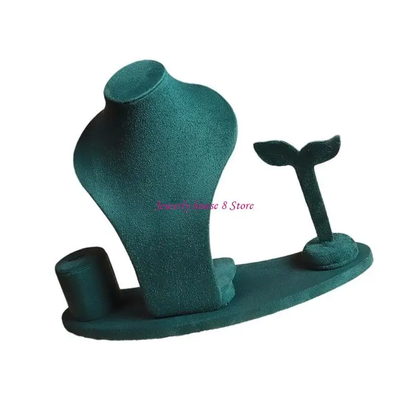 

Fabric Jewelry Stand Earring Rings Showcase Stand Fabric Jewelry Rack for Professional and Collection