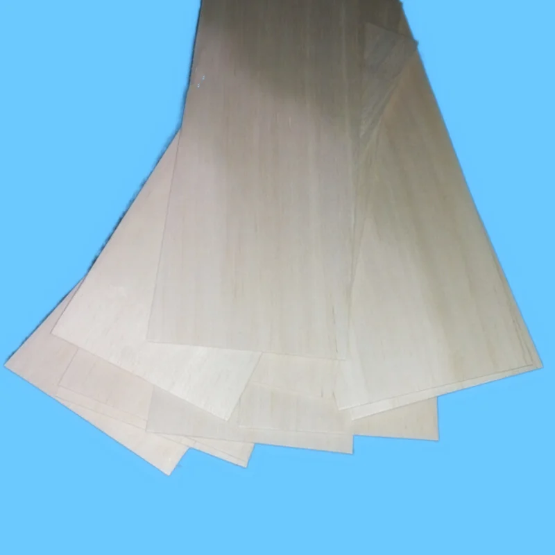 10 pcs Balsa Wood Sheet ply 500/600mm long 100mm wide 0.75/1/1.5/2/2.5/3/4/5/6/8/10mm thick for DIY airplane boat model material