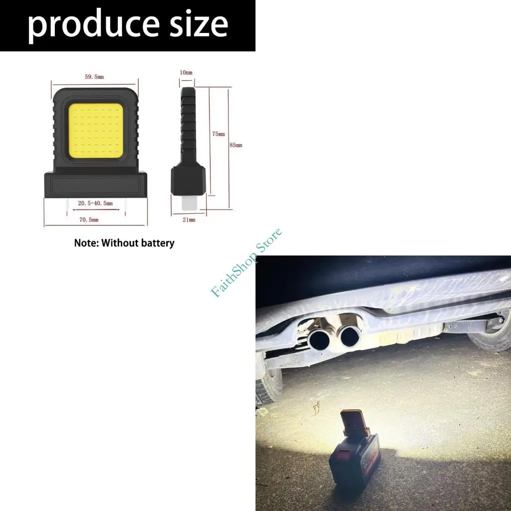 

124e профессиональные оценки светодиодные задачи для беспроводного инструмента портативного пластикового корпуса регулируемые