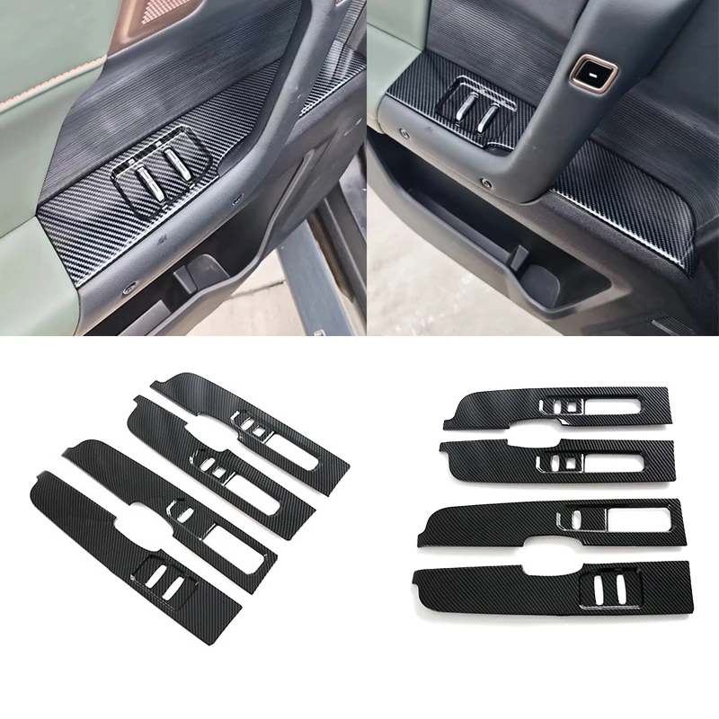 For Chery Jaecoo 6 J6 iCAR 03 2024 2025 Car Styling Accessories Window Lift Switch Button Panel Trim Cover Interior Decoration