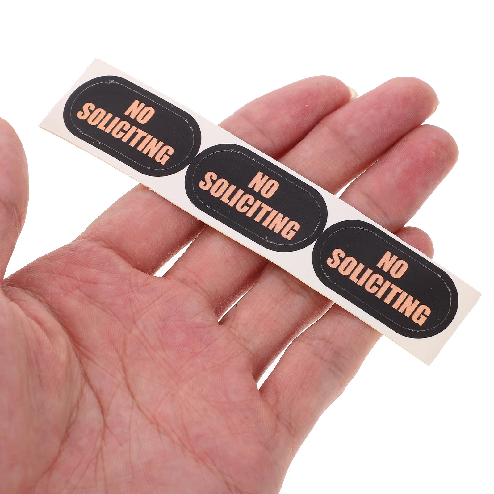 No Soliciting Sticker For Door Pvc Window Cling Sign Home Decoration No Soliciting Signs For Front Door House