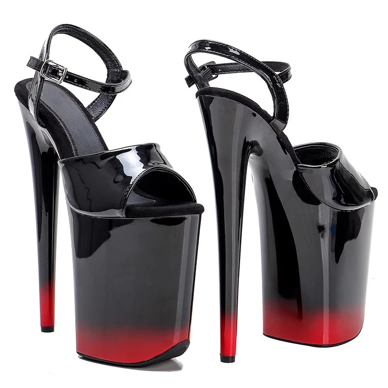 LAIJIANJINXIA PU Uppre New Color High Heel Sandals 23cm /9inch Sexy Model Show Shoes And Pole Dancing Shoes 017