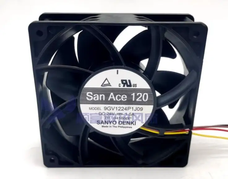 

Ltsf For Sanyo Denki 9GV1224P1J09 DC 24V 1.5A 120x120x25mm 4-Wire Server Cooling Fan 12cm