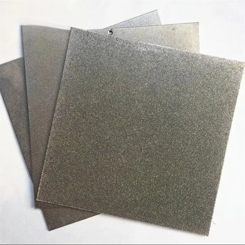 200*200mm Hand Grinding Pad, Diamond Abrasive Polishing Plate for Glass, Jade, Stamp Surface Dressing & Polishing