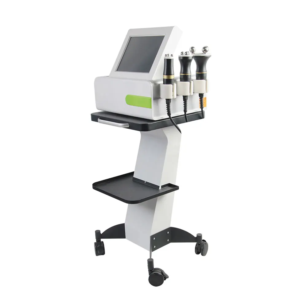 

Beauty Salon Spa Rolling Trolley 2 Storage Trays With Dryer Holders