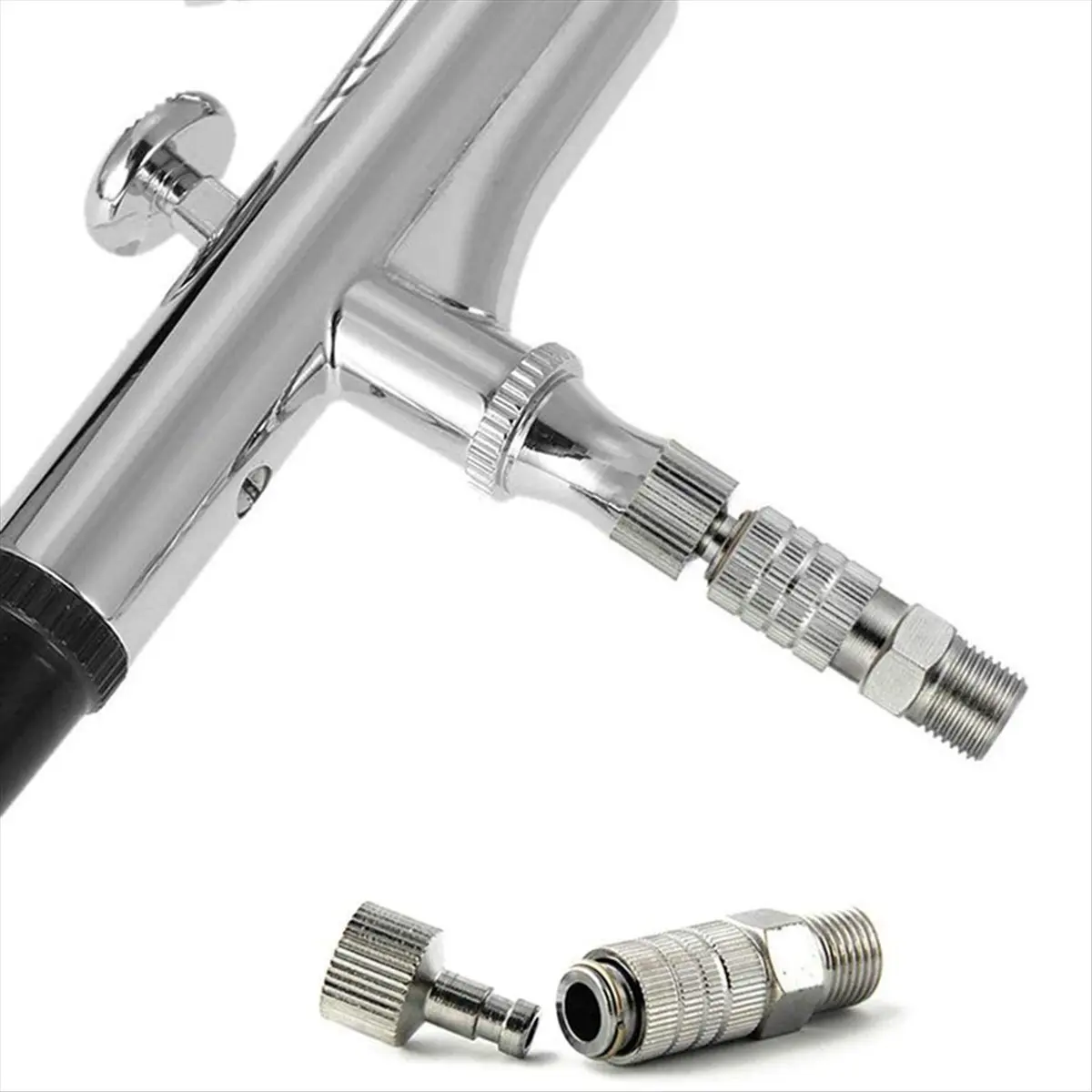 SSR Airbrush Quick Disconnect Coupler Release Fitting Plug, 6Pcs 1/8 in Male and Female Connections Adapter Air Brush