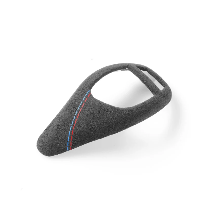 مقبض ناقل الحركة للسيارة لوحة لسيارات BMW F20 F30 F10 F31 F32 F36 F34 F22 X3 X4 X5 X6 مصنوعة من غطاء الكانتارا ملحقات داخلية